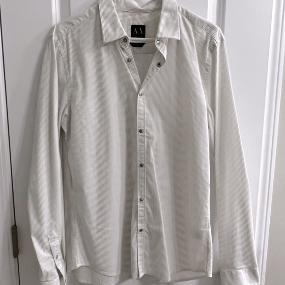 Men’s Armani Long sleeve button up shirt M - Picture 1 of 4